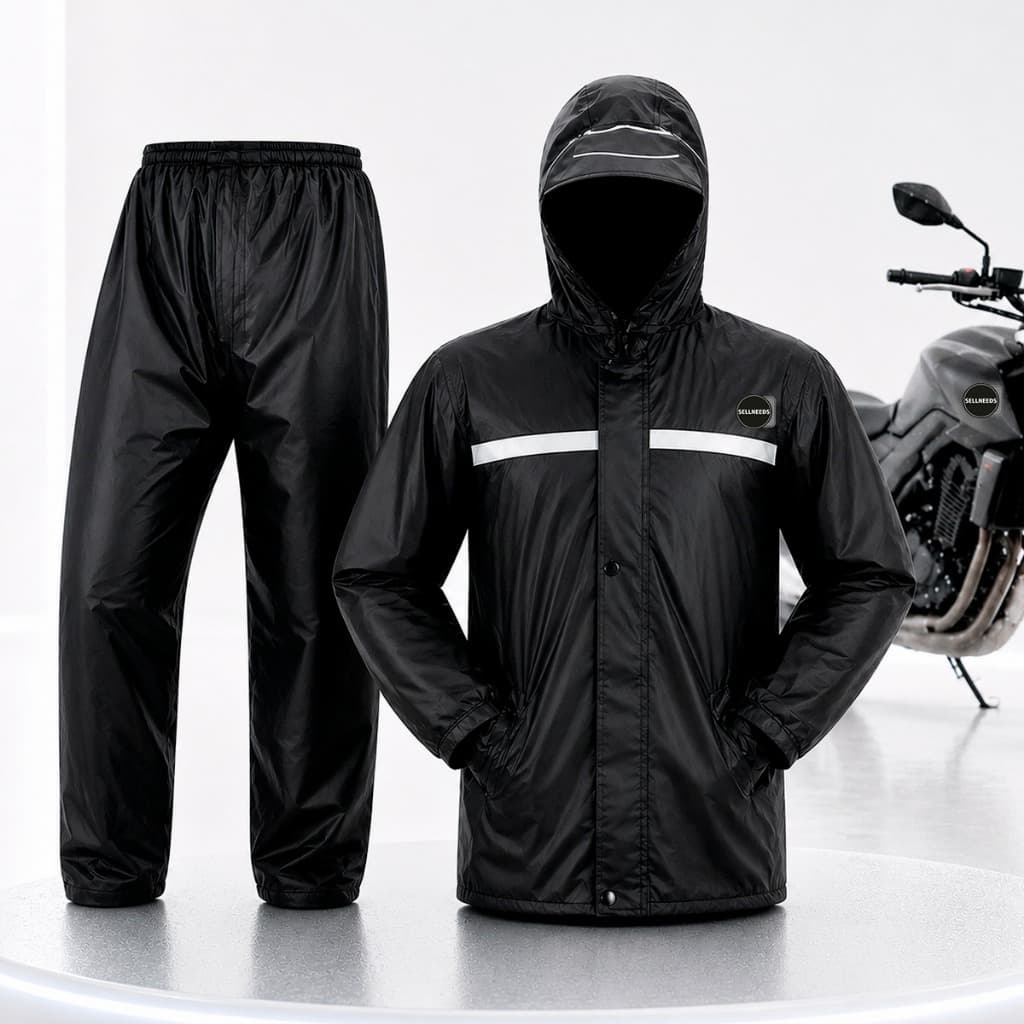 Imagem da oferta Capa De Chuva Moto Motoqueiro Impermeável Reforçada