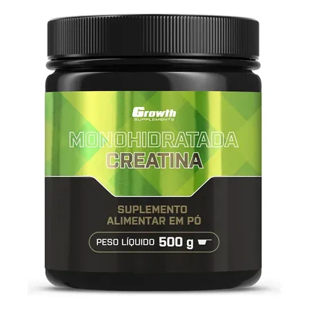 Imagem da oferta Creatina Monohidratada 500g Growth Supplements - Sem Sabor Em Pó