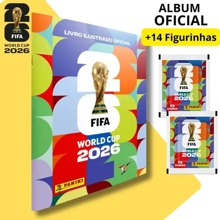 Imagem da oferta Álbum Capa Brochura Copa Do Mundo 2026 + Figurinhas