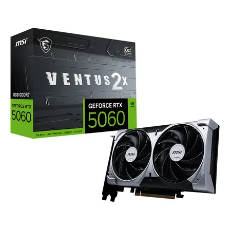 Imagem da oferta Placa De Vídeo Msi Nvidia Geforce Rtx 5060 8gb Oc Gddr7