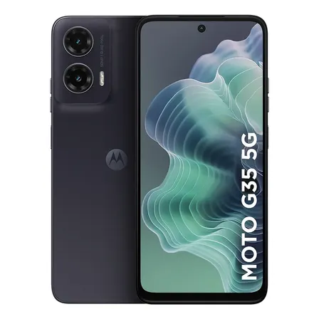 Imagem da oferta Smartphone Motorola Moto G35 5g - 128gb 12gb (4gb Ram+8gb Ram Boost) E Camera 50mp Com Ai Nfc Tela 6.7 Com Superbrilho - Grafite - Vegan Leather