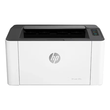 Imagem da oferta Impressora Monocromática Hp Laser 107w Cinza/branco 127v