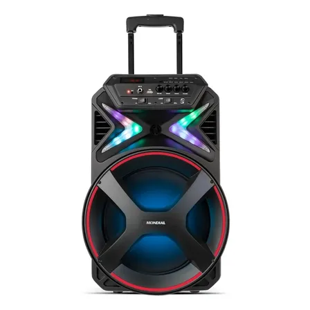 Imagem da oferta Caixa Amplificada Connect Lights Cm-400 Mondial Cor Preto Preto/vermelho 127/220v