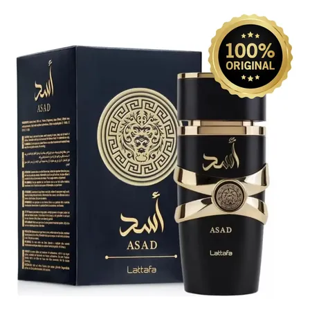 Imagem da oferta Perfume Lattafa Asad 100ml Eau De Parfum Original Árabe Original Com Nota Fiscal E Selo Original Lataffa