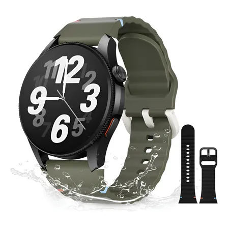 Imagem da oferta Relógio Smartwatch Aurafit Trek2 Com Gps, À Prova D'água Preto Sport Preto/verde