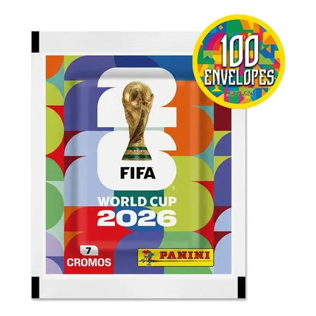 Imagem da oferta Kit 700 Figurinha Do Álbum Copa Do Mundo 2026- 100 Envelopes