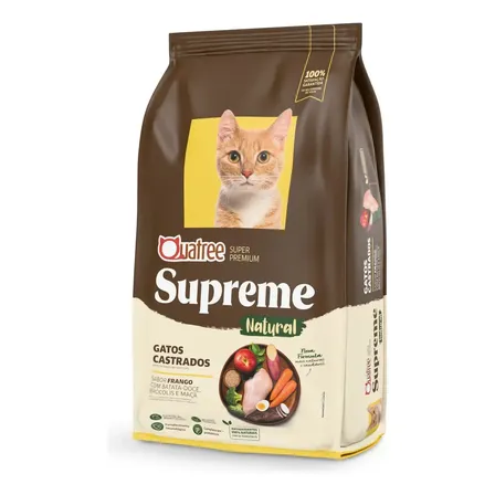 Imagem da oferta Ração Quatree Supreme Gatos Castrados Frango 10.1kg