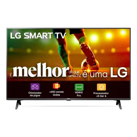 Imagem da oferta Smart Tv LG 43 Full Hd, Processador A5 Ger6, Ai, Alexa E Webos 23 - 43lr6700psa