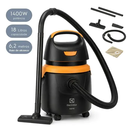 Imagem da oferta Aspirador de Pó e Água Electrolux 1400W 11L Acqua Power com Função Sopro Amarelo AQP20 220V