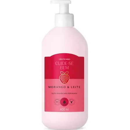 Imagem da oferta Hidratante Cuide-se Bem Morango E Leite 400ml O Boticário