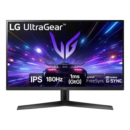 Imagem da oferta Monitor Gamer LG Ultragear 27 Ips, 180hz, 1ms (gtg), Nvidia G-sync , Amd Freesync, Hdr10, Srgb 99% - 27gs60f-b Preto 127/220v