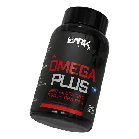 Imagem da oferta Omega Plus 240 Caps Dark Lab Sem Sabor