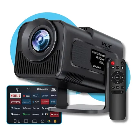 Imagem da oferta Projetor 4k Ultra Hd Hy320 Smart Wi-fi 6 Bluetooth Android Cor Preto 127/220v