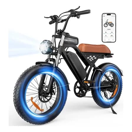 Imagem da oferta Bicicleta Elétrica Adultos Xroymexroy Eb5max 50km/h 1000wapp Preto