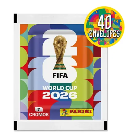 Imagem da oferta Kit 280 Figurinhas Do Álbum Copa Do Mundo 2026- 40 Envelopes