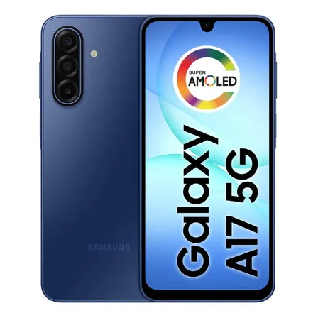 Imagem da oferta Celular Samsung Galaxy A17 5g Com Ia, 128gb, 4gb Ram, Câm De 50mp, Tela De 6.7 , Nfc, Ip54 - Azul