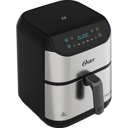 Imagem da oferta Fritadeira Digital Inox Oster 5l Com Painel Touch Cor Prateado