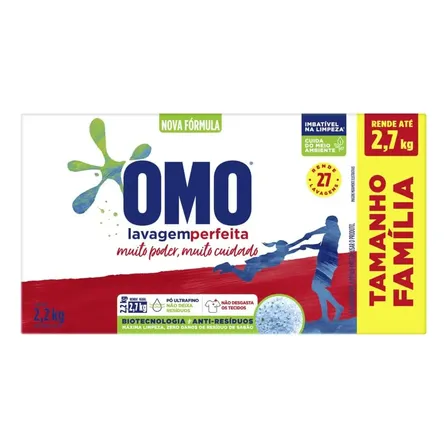 Imagem da oferta Sabão Em Pó Omo Lavagem Perfeita 2.2kg