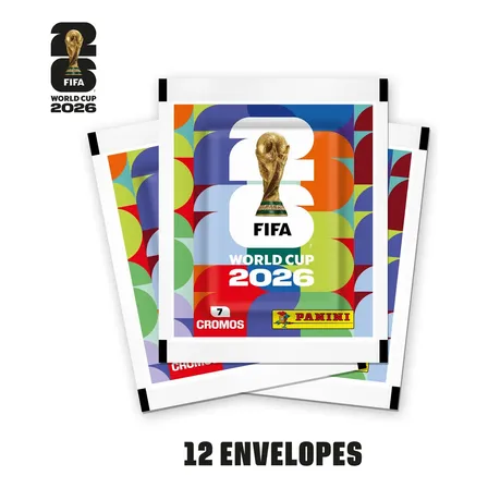 Imagem da oferta Kit 12 Envelopes Com 84 Figurinhas - Copa Do Mundo 2026