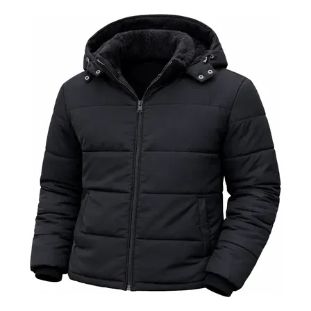 Imagem da oferta Jaqueta Bobojaco Masculino Forrada Grosso Impermeável Frio Preto G