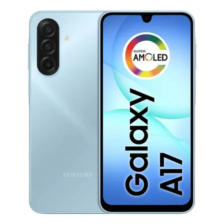 Imagem da oferta Celular Samsung Galaxy A17 Com Ia, 128gb, 4gb Ram, Câm De 50mp, Tela De 6.7 , Nfc, Ip54 - Azul Light Blue