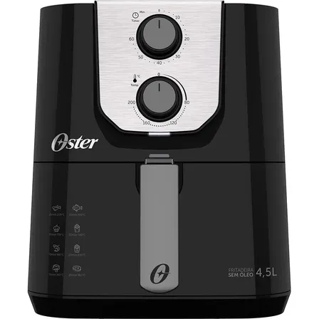 Imagem da oferta Fritadeira Black Perform 4,5l Oster Ofrt510 Preto 127v