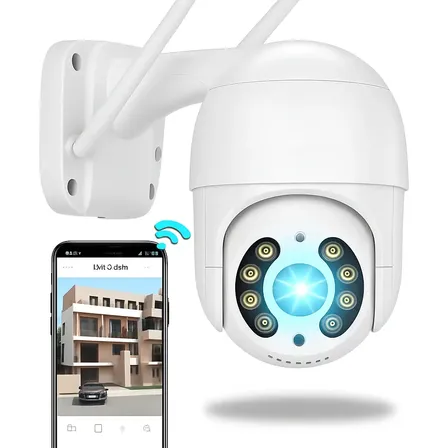 Imagem da oferta Câmera Ip A8 App Icsee Infravermelho Prova D'água Externa Wifi Hd 3 Cor Branco