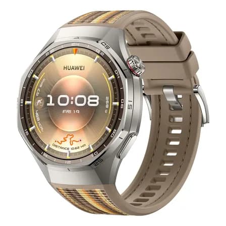 Imagem da oferta Huawei Watch Gt 6 Gt6 Pro Tela De 1.47 Com Pulseira De Fluoroelastómero Cor Marrom Y Caixa Color Cinza Titânio