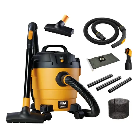 Imagem da oferta Aspirador De Pó E Água Wap Gtw 10 Compacto 1400w 10 Litros Amarelo/preto 127v
