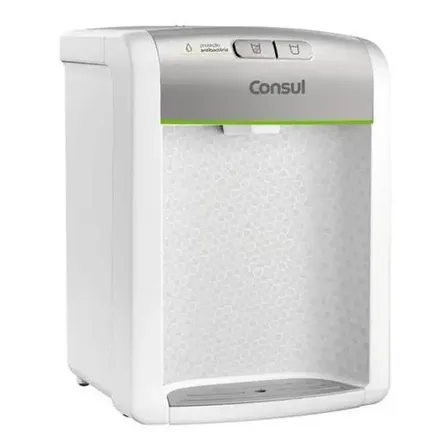 Imagem da oferta Purificador De Água Consul refrigerado Natural E Gelada com proteção antibactérias Bivolt Consul Branco - CPB34ASVNA