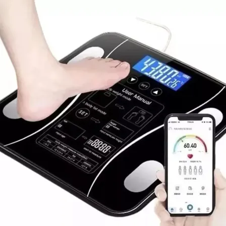 Imagem da oferta Balanca Digital Biopedância Bluetooth Aparelho Capacidade Máxima De 180kg App Gratuito Para Android E Para Ios