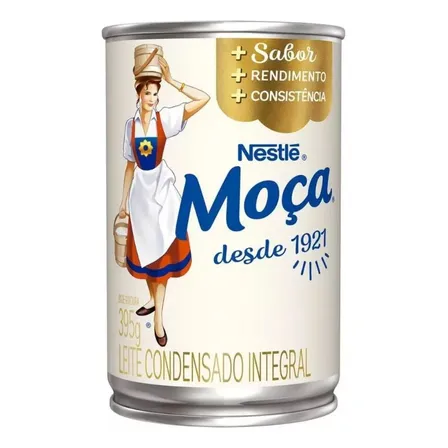 Imagem da oferta Nestlé Moça Leite Condensado Integral Lata 395gr