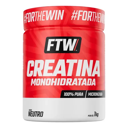 Imagem da oferta Creatina Monohidratada 100% Pura Pote 1kg - FTW