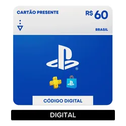 Imagem da oferta Sony PlayStation Store Gift Card R$ 60 (Digital)