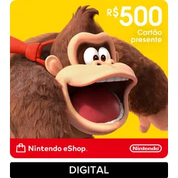 Imagem da oferta Nintendo Gift Card eShop R$ 500 (Digital)