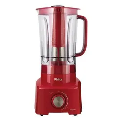 Imagem da oferta Liquidificador Ph900 Vermelho 1200w Philco 110v Vermelho
