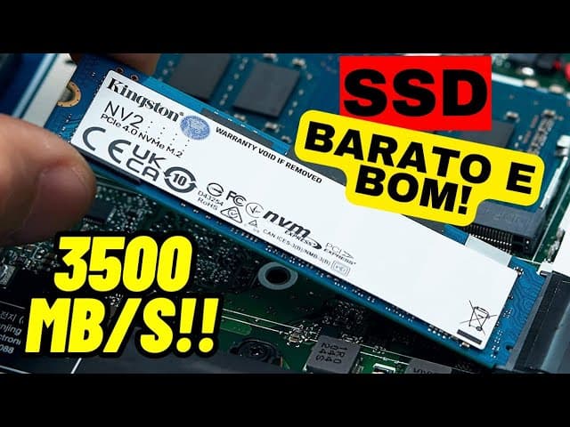 SSD Kingston NVMe 500GB: Vale a pena? Review prático e comparativo