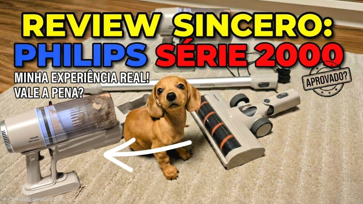 Miniatura do vídeo: Philips Série 2000: minha opinião após 1 mês