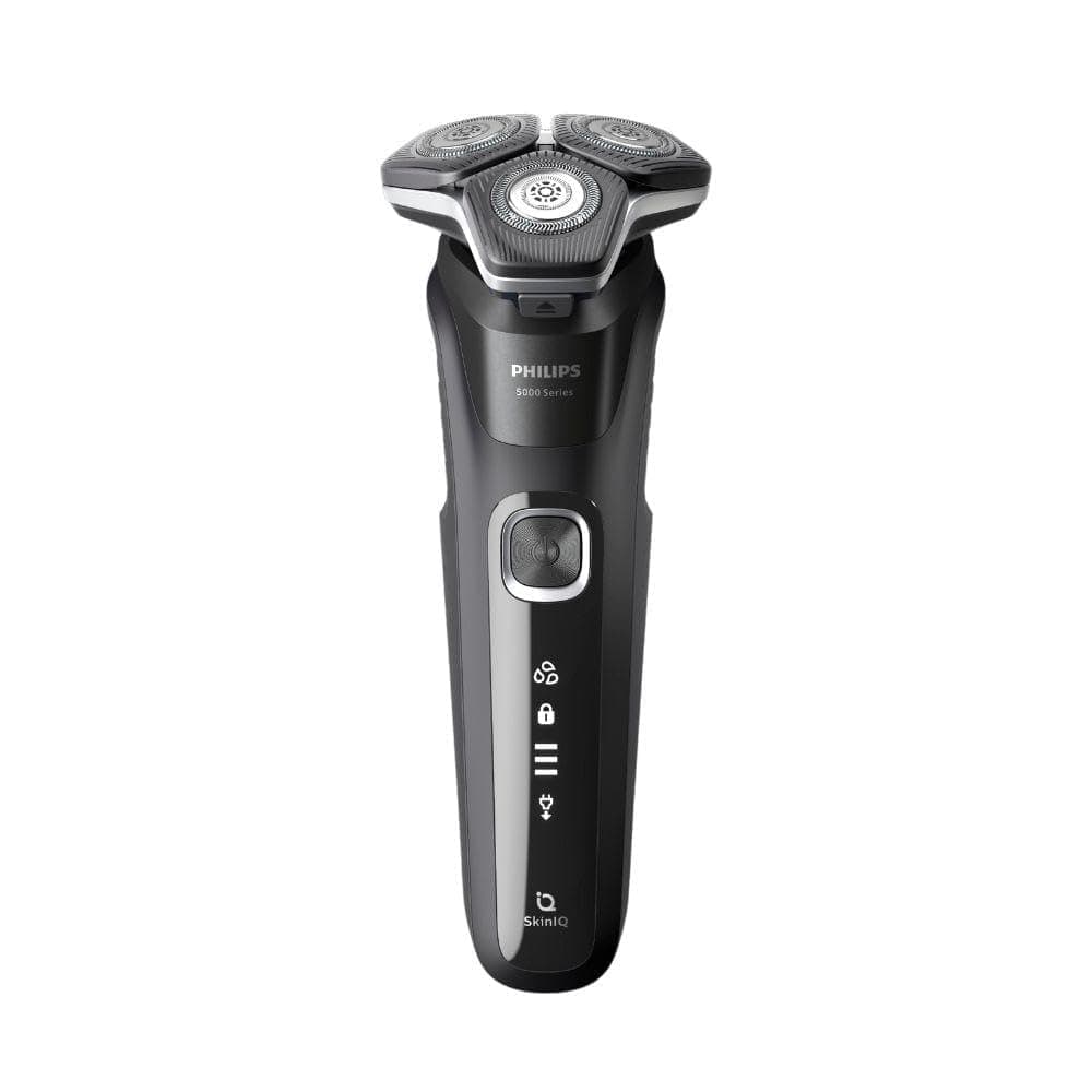 Imagem da oferta Barbeador Elétrico Masculino Philips SkinIQ S5898/17 Uso Seco e Molhado, Cabeças flexíveis 360-D, com Aparador de 5 alturas, Carregamento Rápido - Bivolt