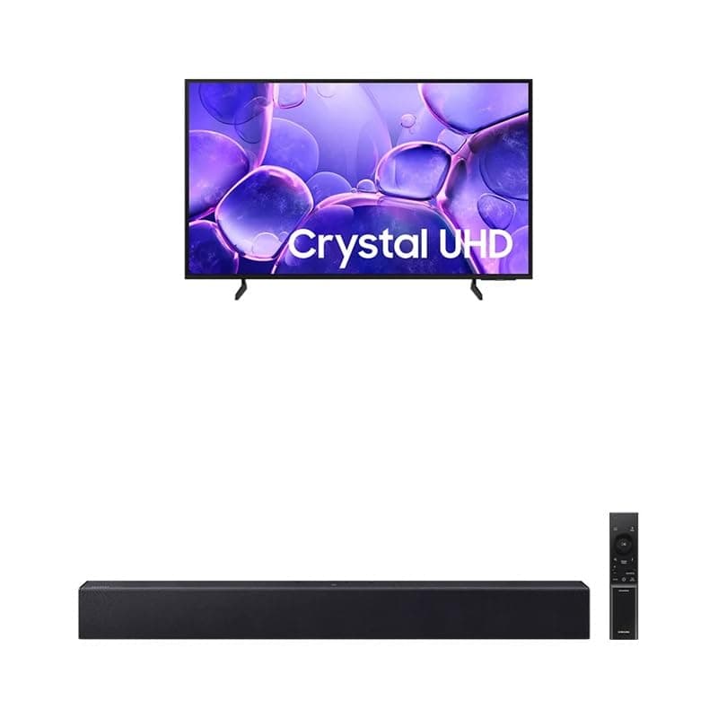 Imagem da oferta Samsung Combo Smart TV 55" Crystal UHD 4K U8600F + Soundbar HW-B400F