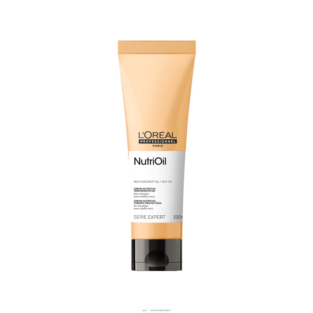 Imagem da oferta L'Oréal Professionnel NutriOil Leave-in, Hidratação e Nutrição Intensa para Cabelos Secos e Sem Brilho, com Óleo de Coco, Proteção Térmica e Antifrizz, 150ml
