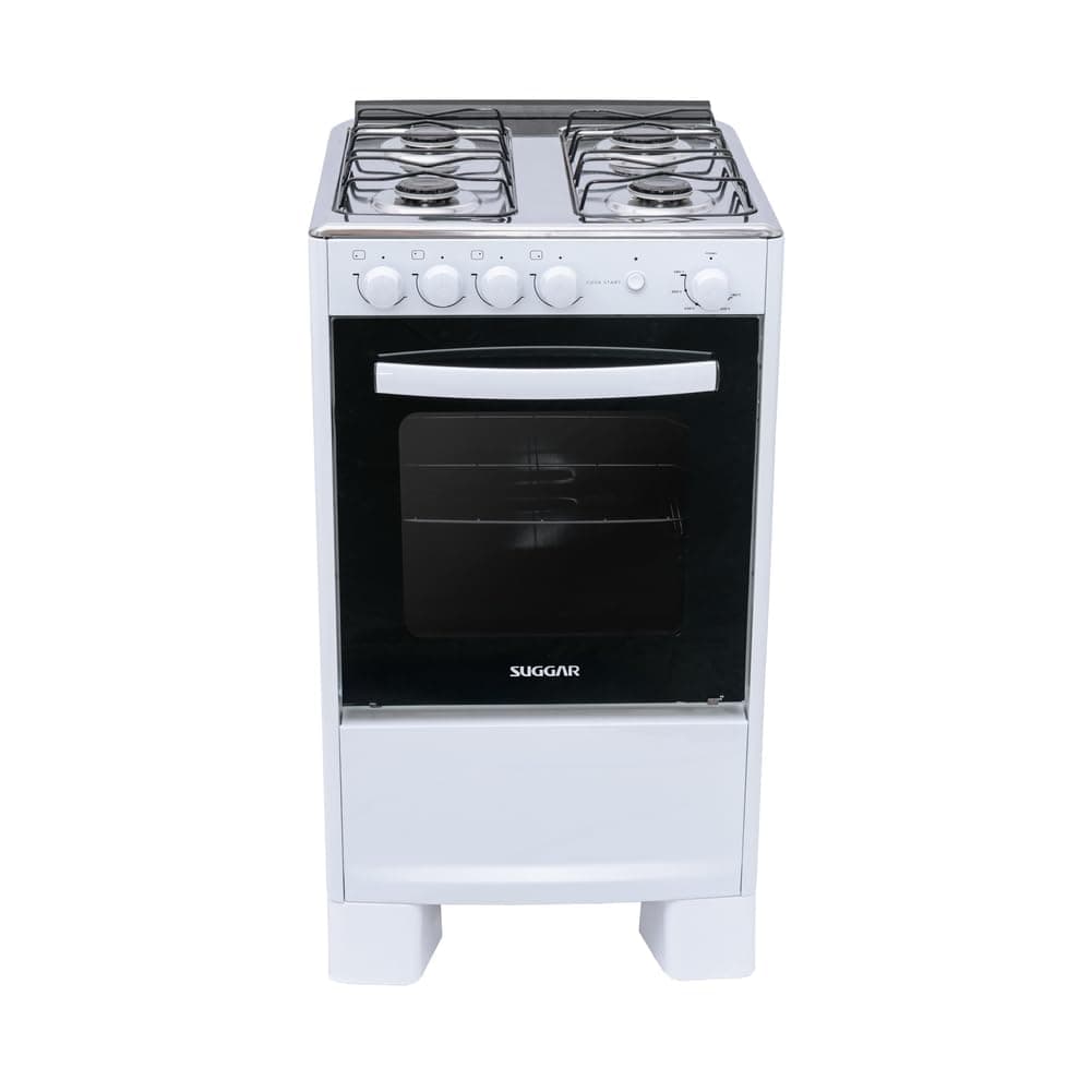 Imagem da oferta SUGGAR FOGÃO COOK START BRANCO MESA INOX 4 BOCAS 2 QUEIMADORES FAMÍLIA ACENDIMENTO AUTOMÁTICO FGICS420BR