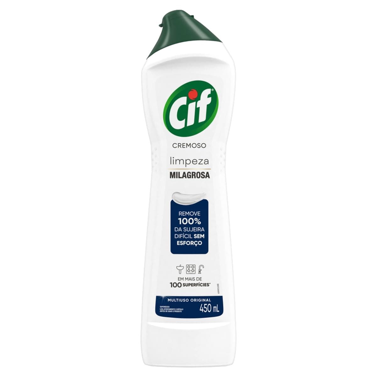 Imagem da oferta Cif Cremoso Limpeza Milagrosa Remove 100% Da Sujeira 450 Ml
