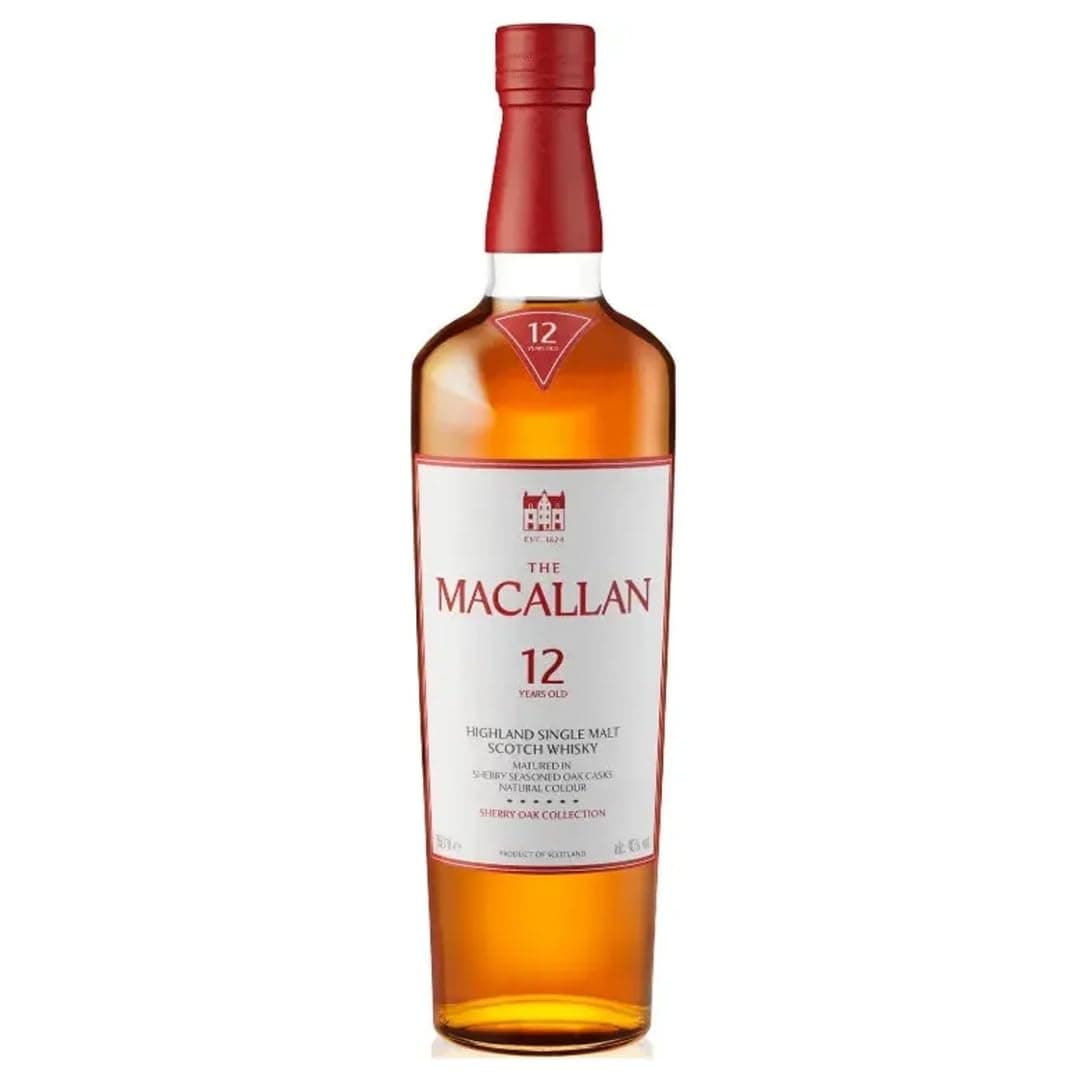 Imagem da oferta The Macallan Whisky Sherry Oak 12 Anos Single Malt 700ml