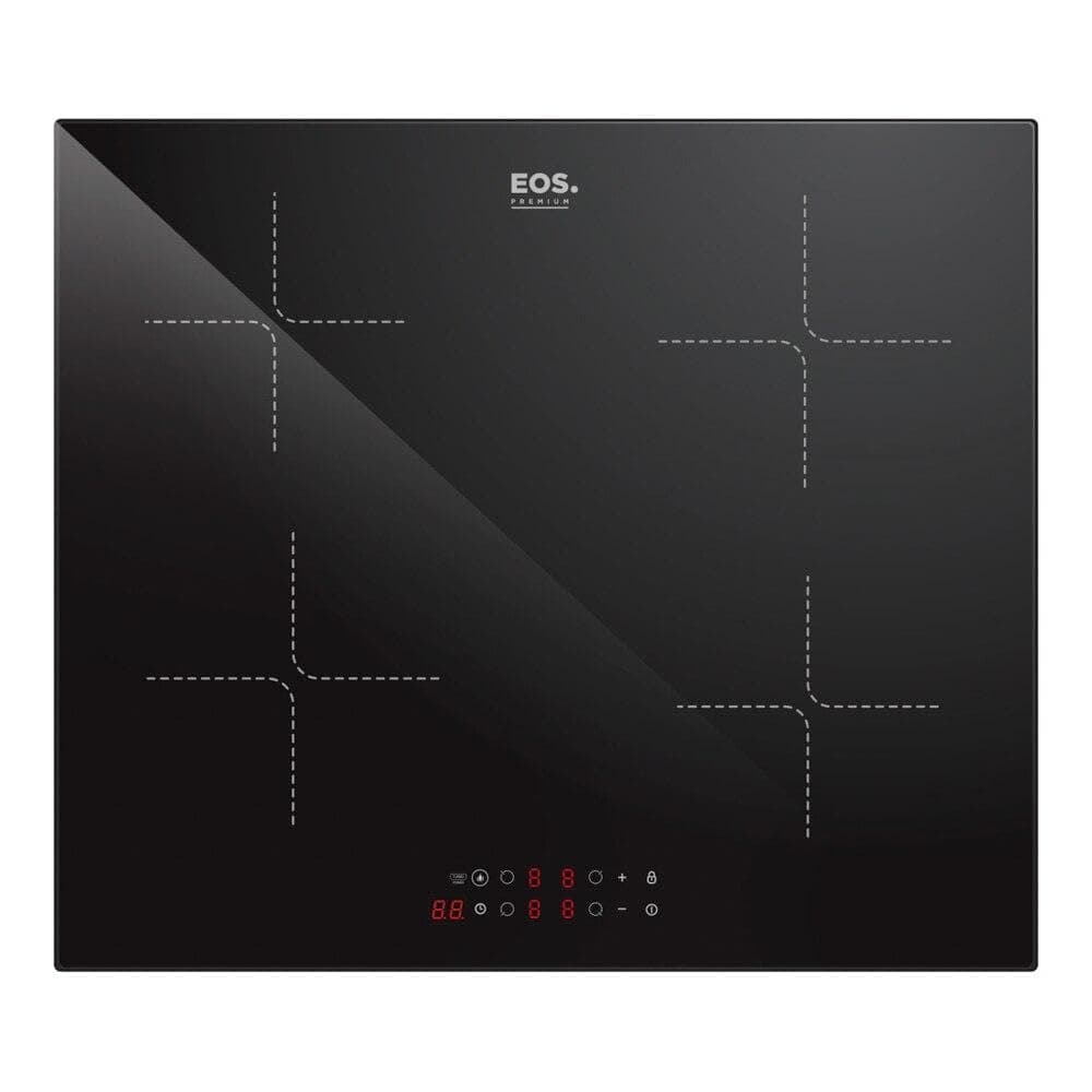 Imagem da oferta Cooktop de Indução 4 Bocas Eos com Painel Touch Preto 7200w Eci04ep3 220v