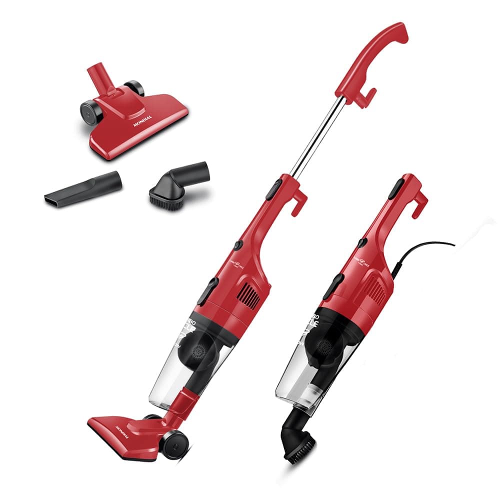 Imagem da oferta MONDIAL Aspirador de Pó, Turbo Cycle Vermelho/Preto 1100W, 110V, AP-36