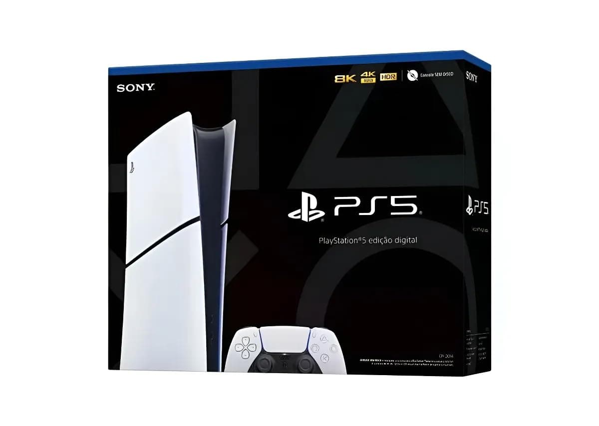 Imagem da oferta PlayStation 5 Edição Digital 825GB 1 Controle Branco Sony