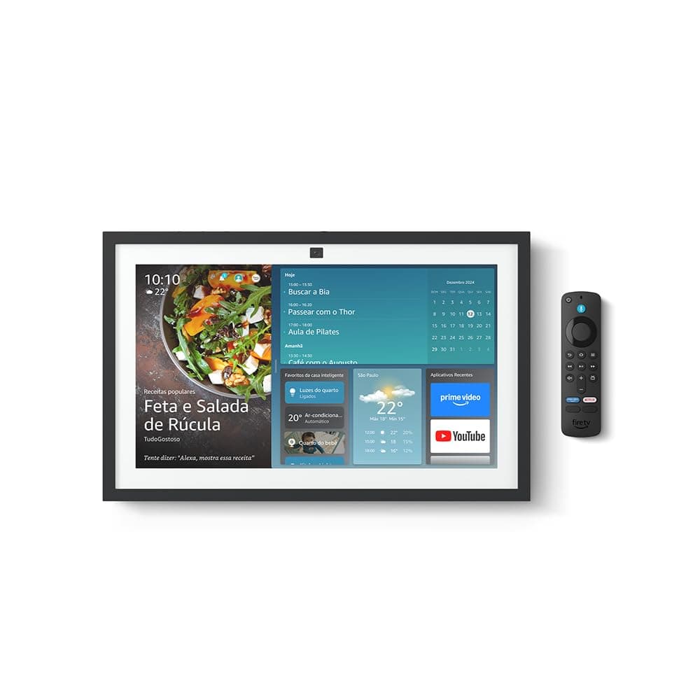 Imagem da oferta Echo Show 15 (Geração mais recente) | Smart display Full HD de 15,6” com Alexa, experiência Fire TV e controle remoto por voz, com Acesso Antecipado à Alexa+