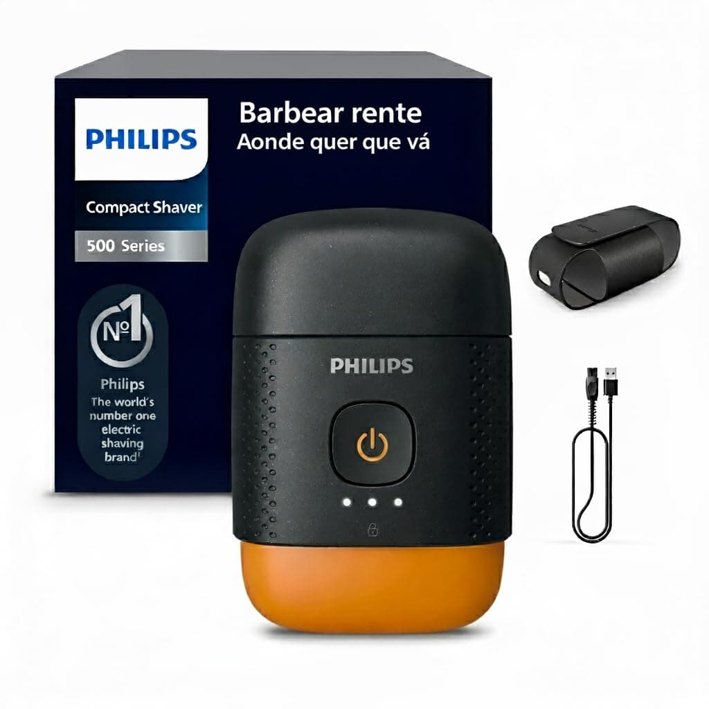 Imagem da oferta Philips Barbeador elétrico compacto, Série 500 S595/05