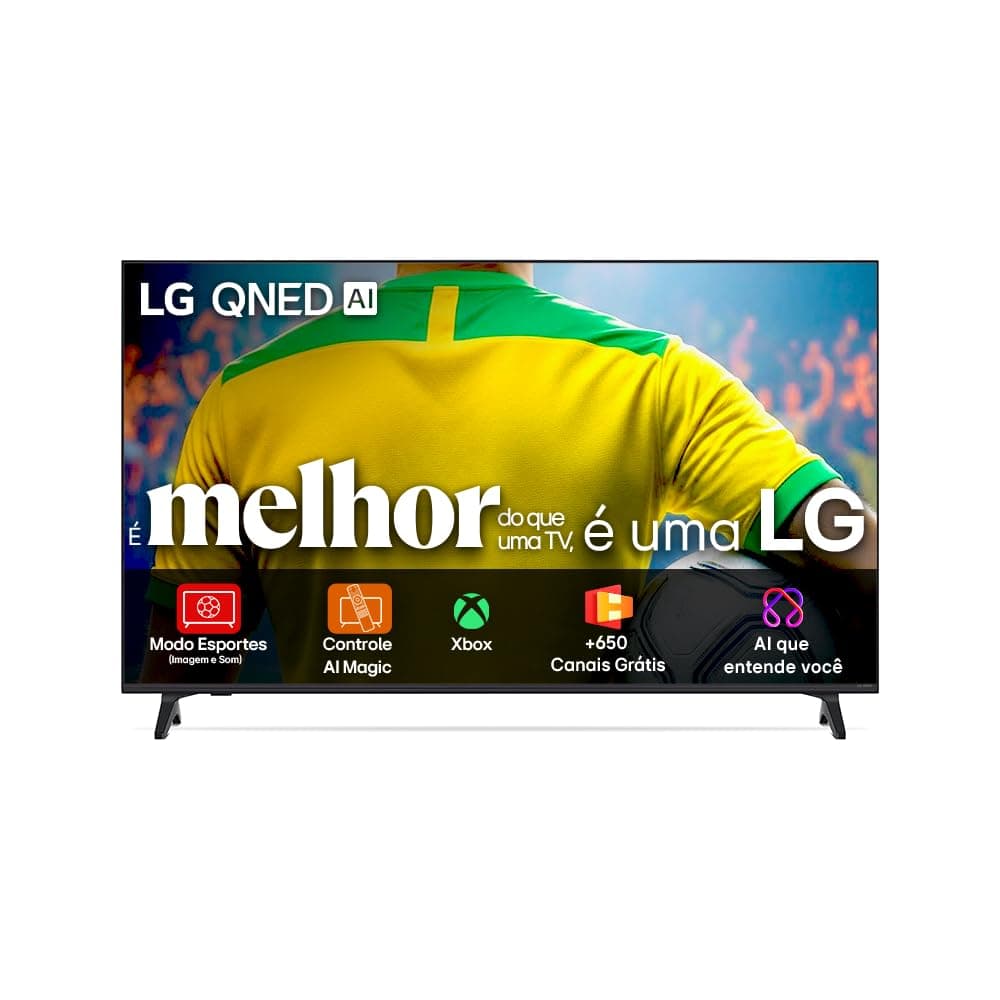 Imagem da oferta Smart TV 4K 75" LG QNED73 Portal de Games Processador AI α7 Ger8 4K Super Upscaling Google Cast Integrado Controle AI Magic WebOS 25 Modo Esportes Alerta de Esportes